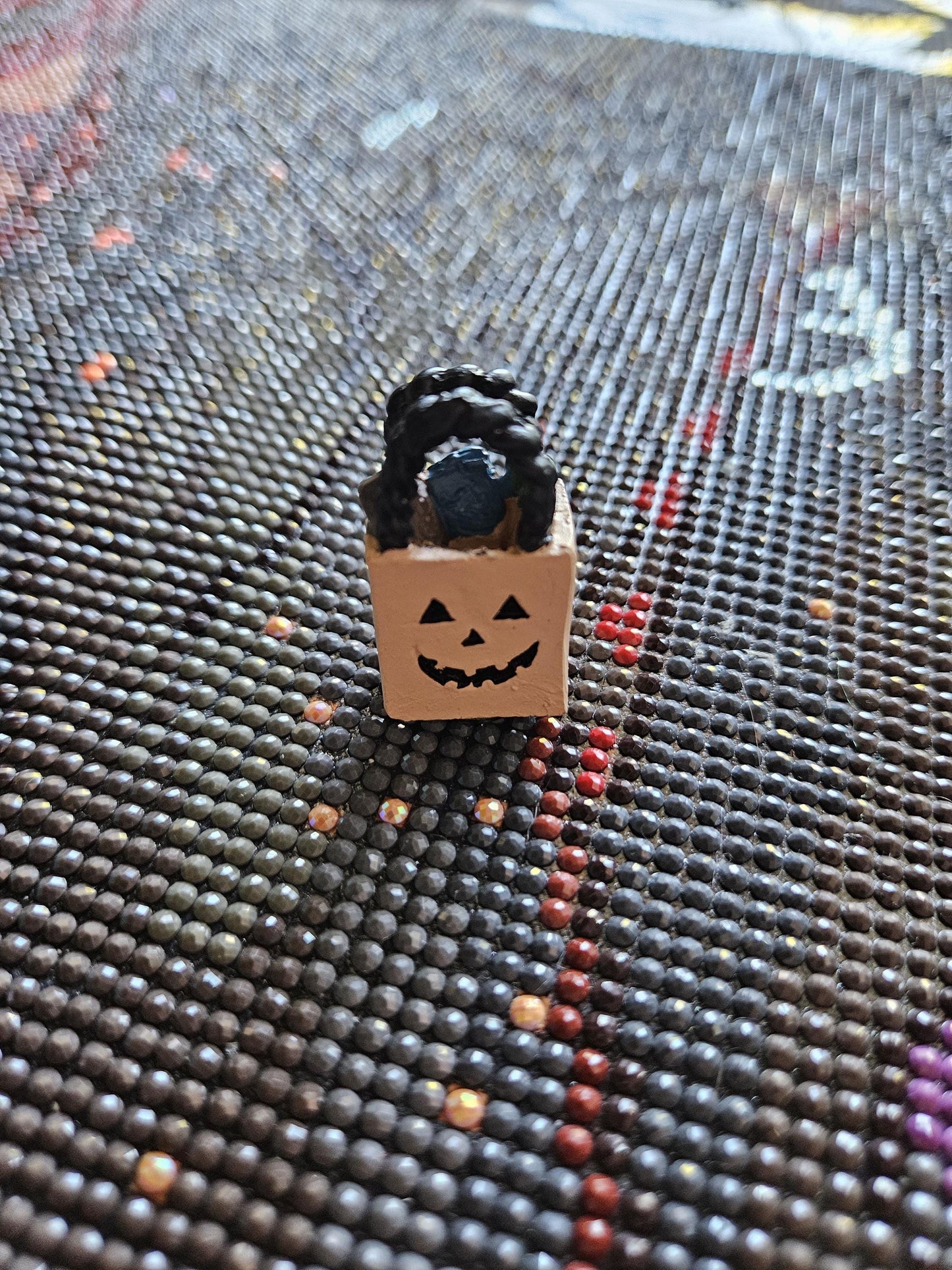 Adorable Trick or Treat Bag Halloween Figure