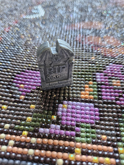 Spooky Halloween Tombstone Figure