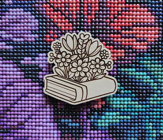 Flowers Blooming From Book