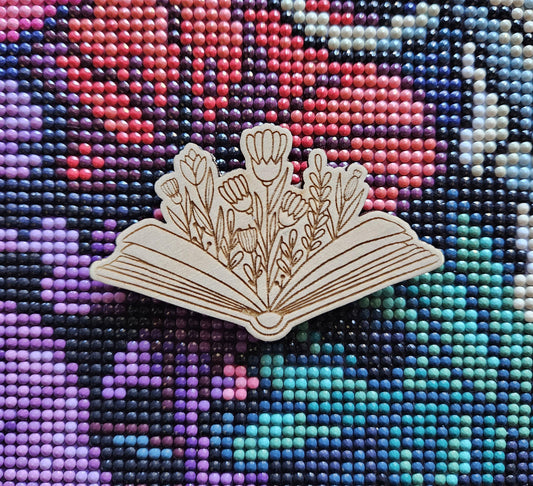 Open Book Floral Bloom